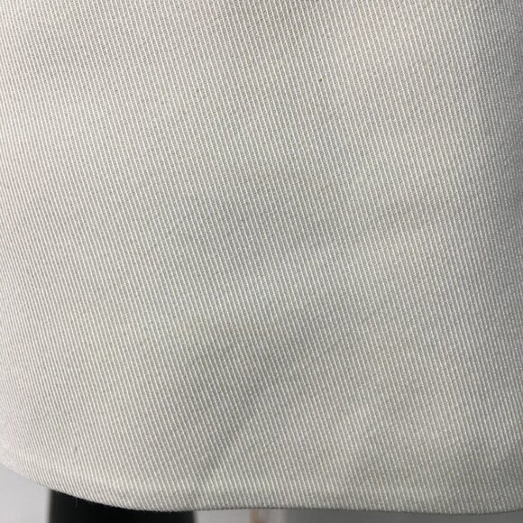 MaxMara Women's Short Sleeve Shift Dress Gray and White Size Medium Color Block - Picture 8 of 16